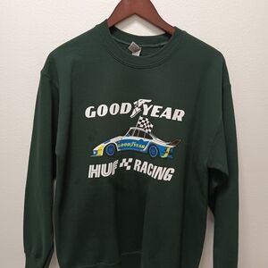 HUF Dark Green Goodyear Racing Crewneck Sweatshirt